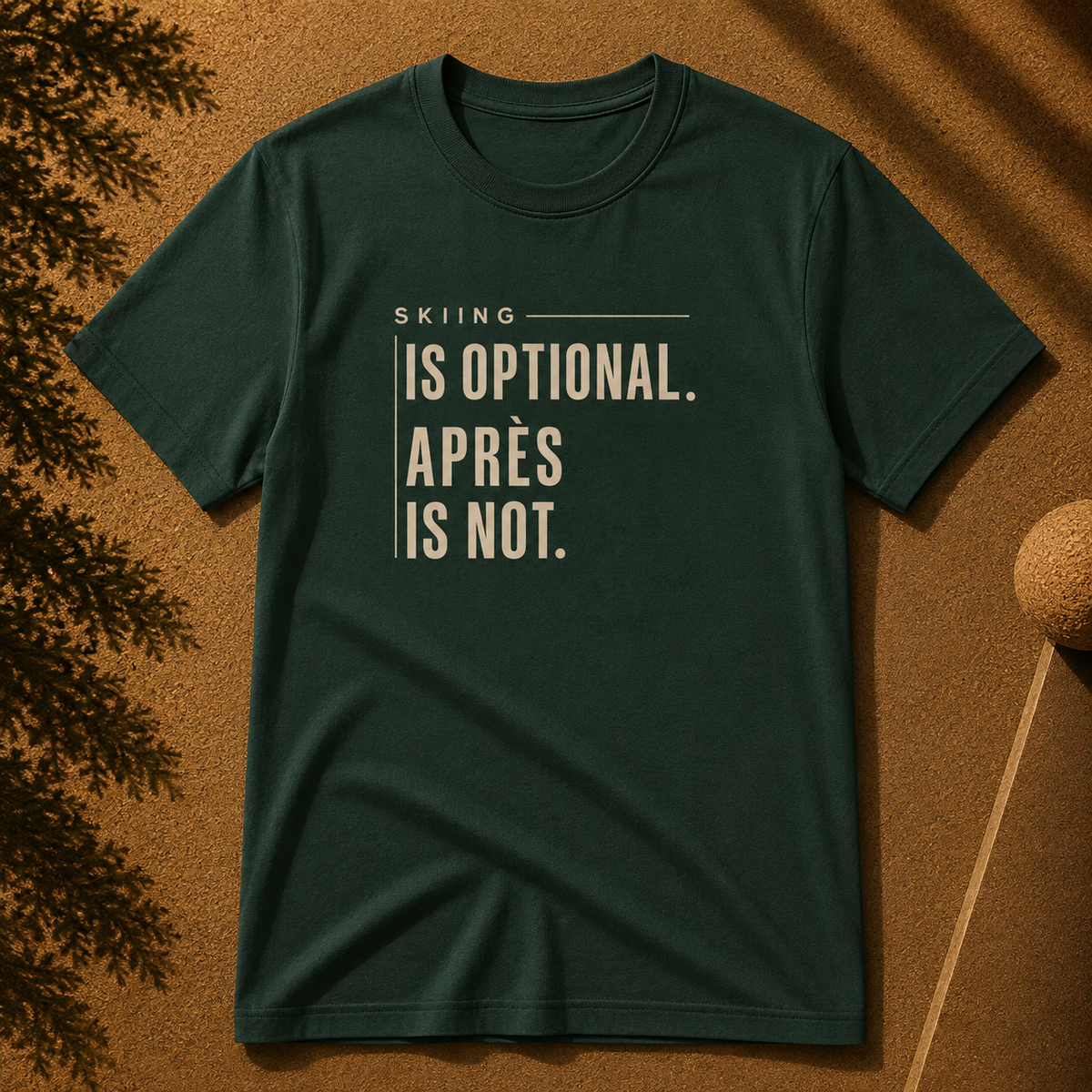 Skiing Is Optional Tee
